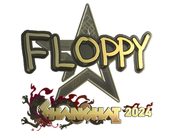 Sticker | floppy (Gold) | Shanghai 2024