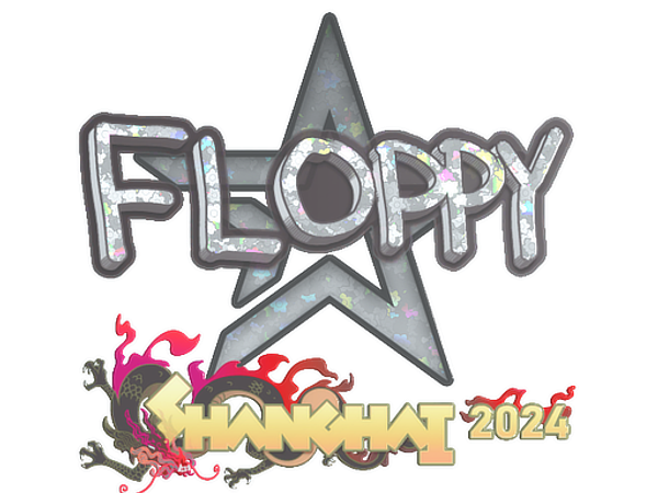 Sticker | floppy (Glitter) | Shanghai 2024