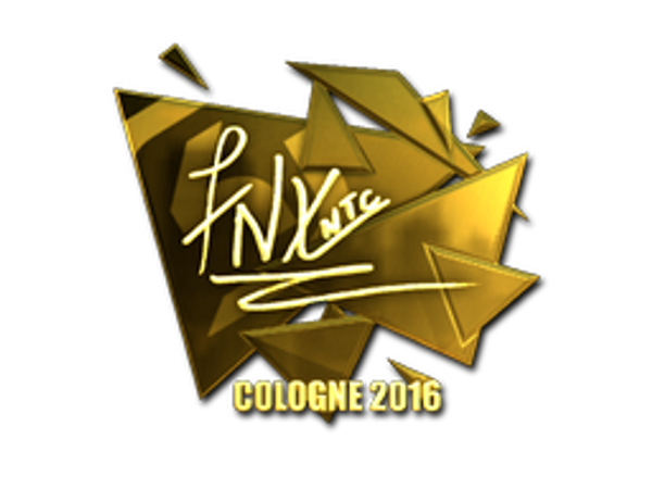Sticker | fnx (Gold) | Cologne 2016