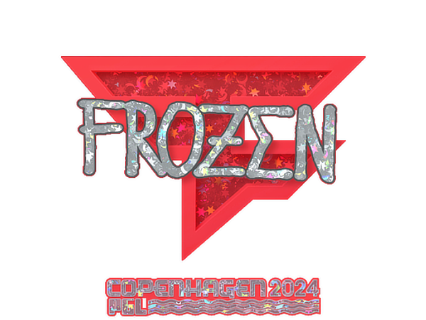 Sticker | frozen (Glitter) | Copenhagen 2024