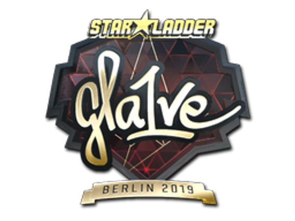 Sticker | gla1ve (Gold) | Berlin 2019