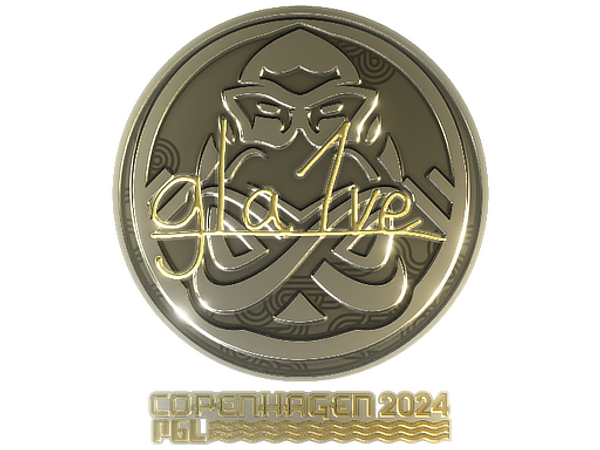 Sticker | gla1ve (Gold) | Copenhagen 2024