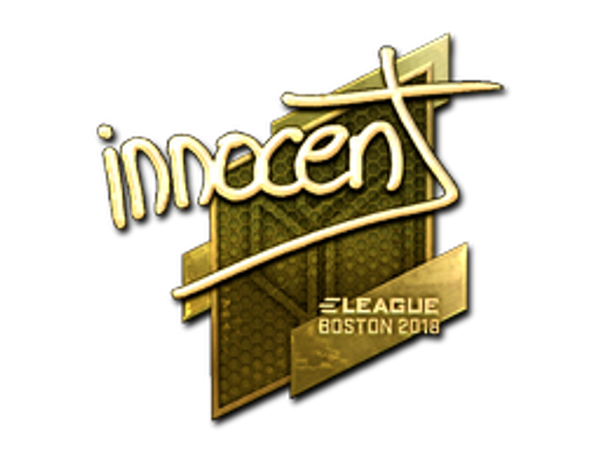 Sticker | innocent (Gold) | Boston 2018