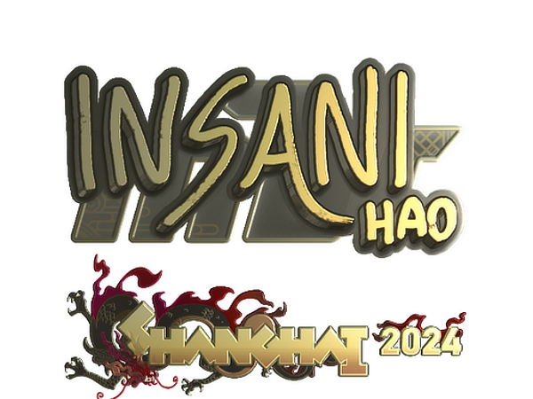 Sticker | insani (Gold) | Shanghai 2024