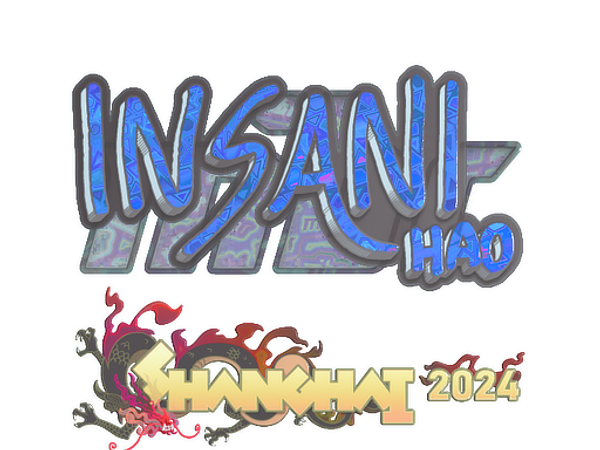 Sticker | insani (Holo) | Shanghai 2024