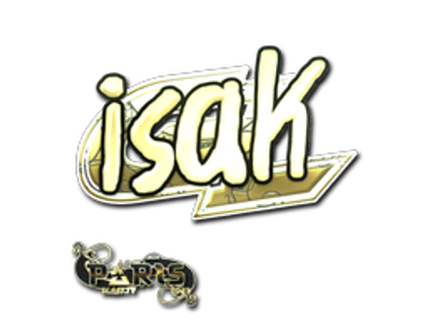 Sticker | isak (Gold) | Paris 2023