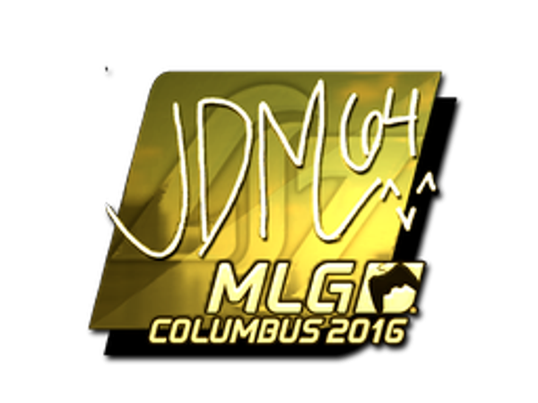 Sticker | jdm64 (Gold) | MLG Columbus 2016