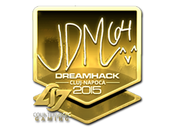 Sticker | jdm64 (Gold) | Cluj-Napoca 2015