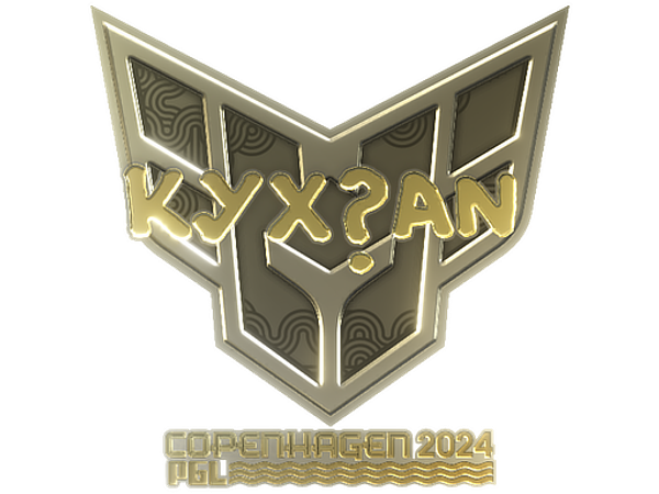 Sticker | kyxsan (Gold) | Copenhagen 2024