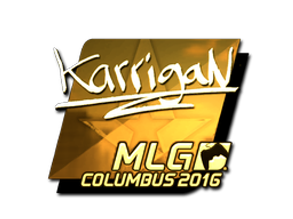 Sticker | karrigan (Gold) | MLG Columbus 2016