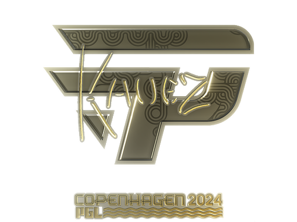 Sticker | kauez (Gold) | Copenhagen 2024