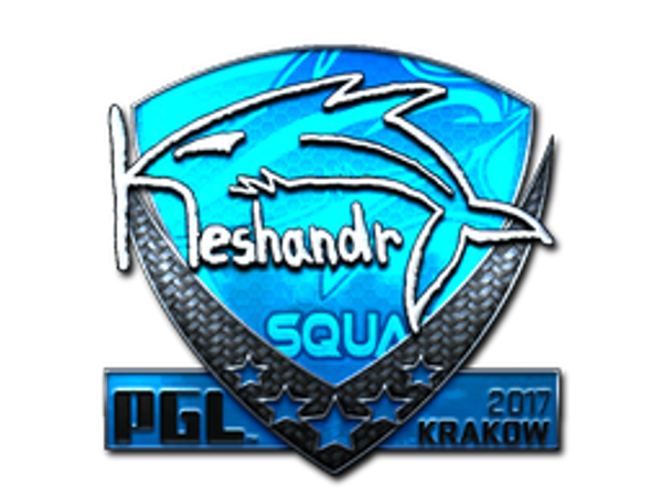 Sticker | keshandr (Foil) | Krakow 2017