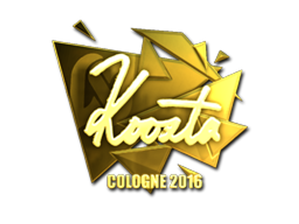 Sticker | koosta (Gold) | Cologne 2016