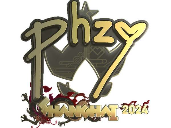 Sticker | phzy (Gold) | Shanghai 2024
