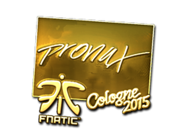 Sticker | pronax (Gold) | Cologne 2015