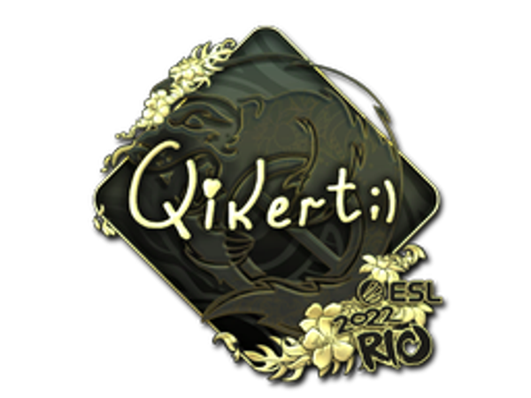 Sticker | qikert (Gold) | Rio 2022