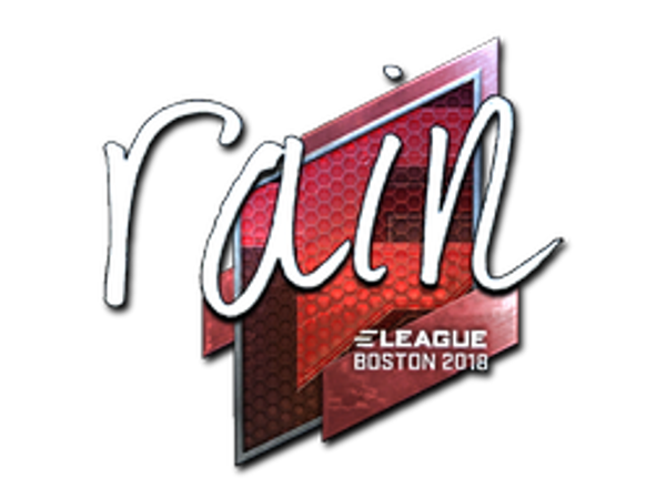 Sticker | rain (Foil) | Boston 2018