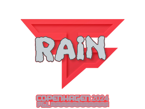 Sticker | rain | Copenhagen 2024