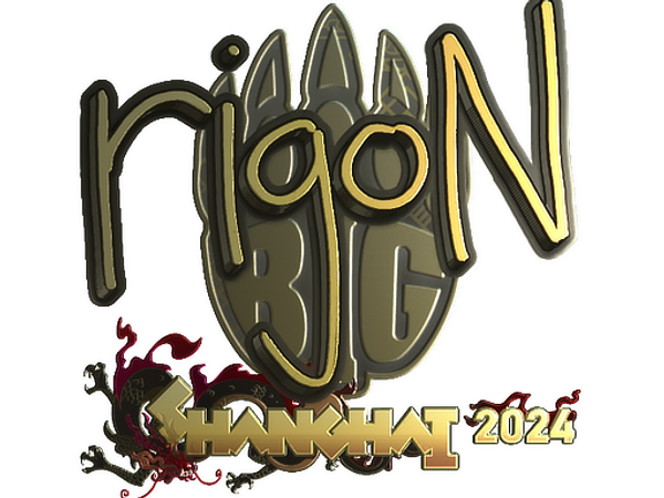 Sticker | rigoN (Gold) | Shanghai 2024