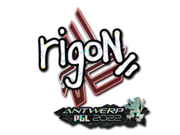 Sticker | rigoN (Glitter) | Antwerp 2022