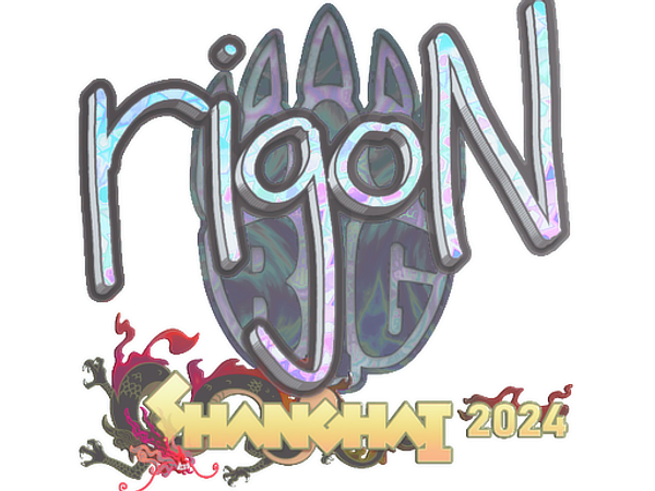 Sticker | rigoN (Holo) | Shanghai 2024