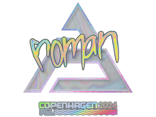 Sticker | roman (Holo) | Copenhagen 2024