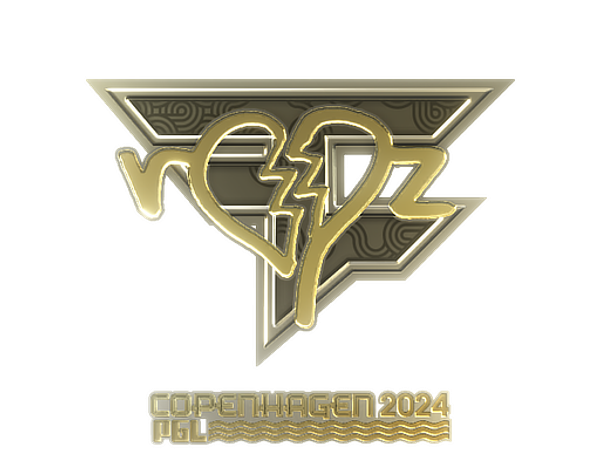 Sticker | ropz (Gold) | Copenhagen 2024