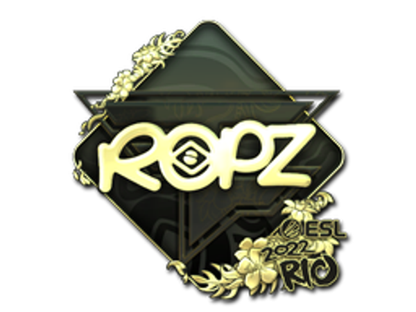 Sticker | ropz (Gold) | Rio 2022