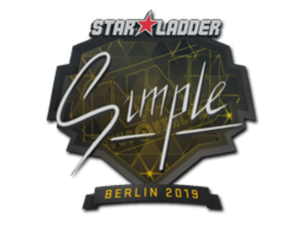 Sticker | s1mple | Berlin 2019