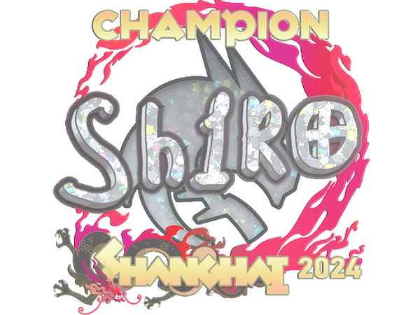 Sticker | sh1ro (Glitter, Champion) | Shanghai 2024