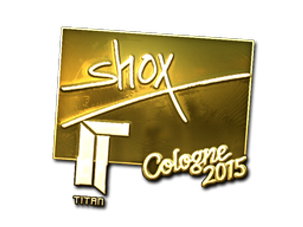 Sticker | shox (Gold) | Cologne 2015