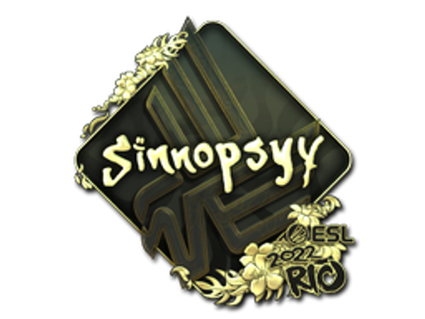Sticker | sinnopsyy (Gold) | Rio 2022