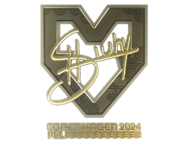 Sticker | siuhy (Gold) | Copenhagen 2024