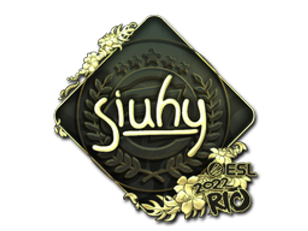 Sticker | siuhy (Gold) | Rio 2022