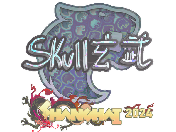 Sticker | skullz (Holo) | Shanghai 2024