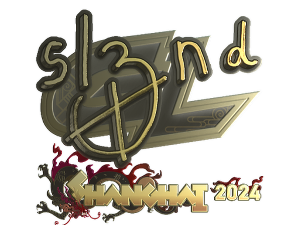 Sticker | sl3nd (Gold) | Shanghai 2024