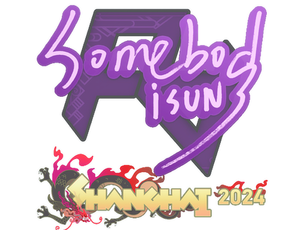 Sticker | somebody | Shanghai 2024