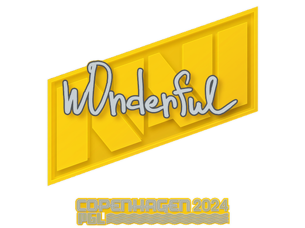 Наклейка | w0nderful | Копенгаген-2024