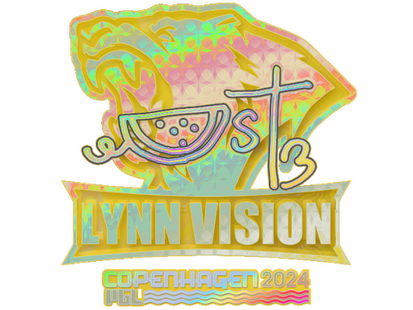 Наклейка | westmelon (голографическая) | Копенгаген-2024