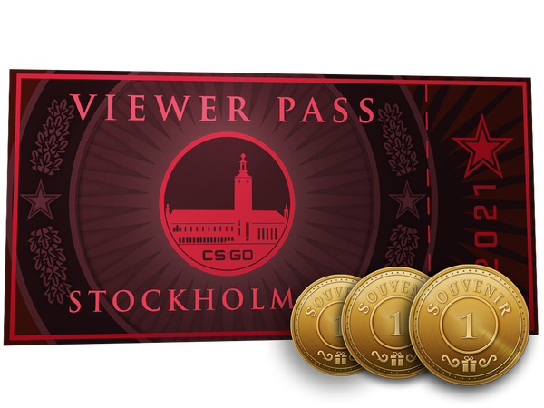 Stockholm 2021 Viewer Pass + 3 Souvenir Tokens