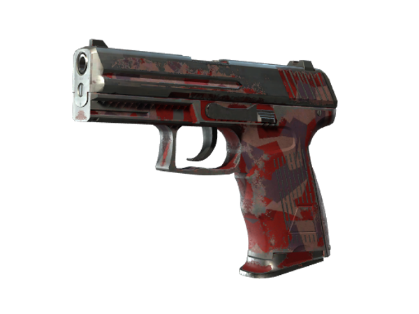 P2000 | Red FragCam (Battle-Scarred)