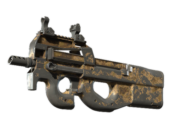 P90 | Desert Halftone (Battle-Scarred)