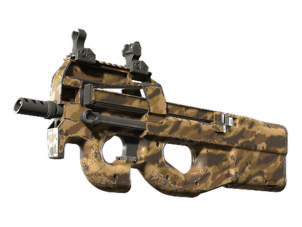 P90 | Desert Halftone (Well-Worn)