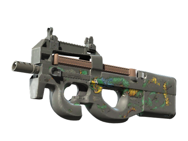 P90 | Emerald Dragon (Battle-Scarred)