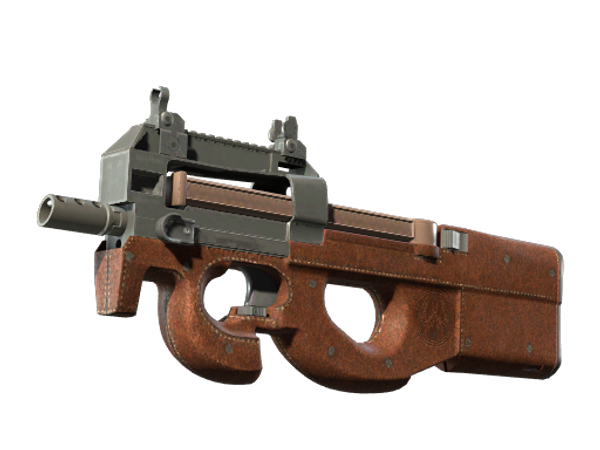 P90 | Leather (Battle-Scarred)