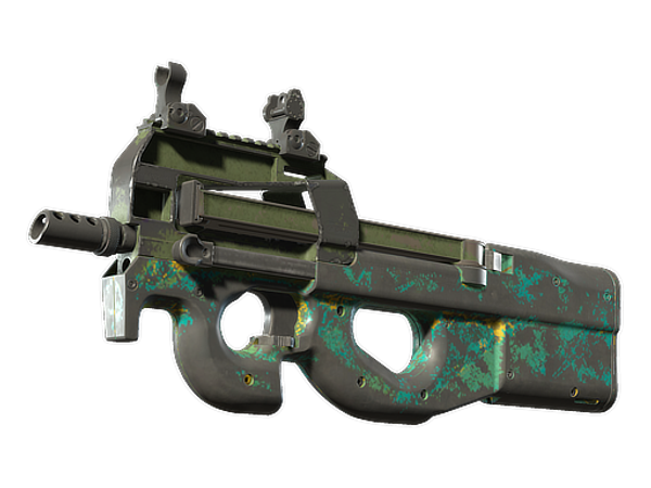P90 | Mustard Gas (Battle-Scarred)