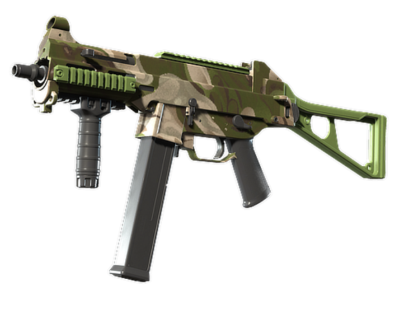 UMP-45 | Green Swirl (Немного поношенное)