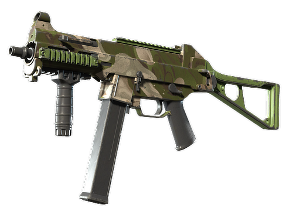 UMP-45 | Green Swirl (После полевых испытаний)