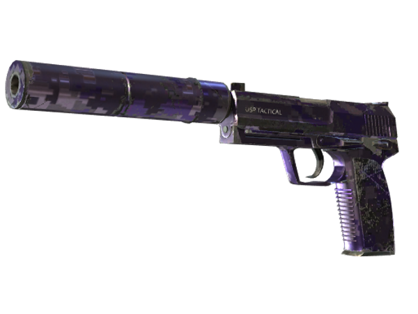 USP-S | Пиксельный камуфляж «Фиолетовый» (После полевых испытаний)