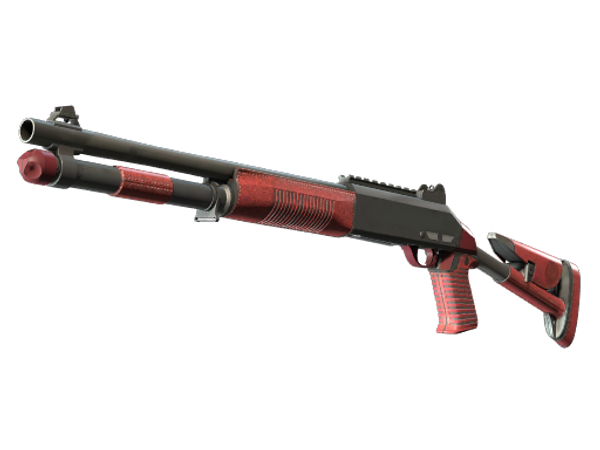 XM1014 | Red Leather (Minimal Wear)